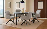 Penang Sintered Top 4 Seater Dining Table Set with Chairs