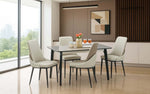 Penang Sintered Top 4 Seater Dining Table Set with Chairs
