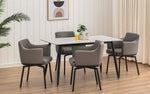 Sepang Sintered Top 4 Seater Dining Table Set with Chairs