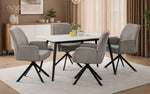 Sepang Sintered Top 4 Seater Dining Table Set with Chairs