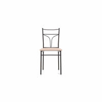 5-Pieces Modern Metal Frame Dining Kitchen Table Chairs Set for 4 Person Kitchen Furniture