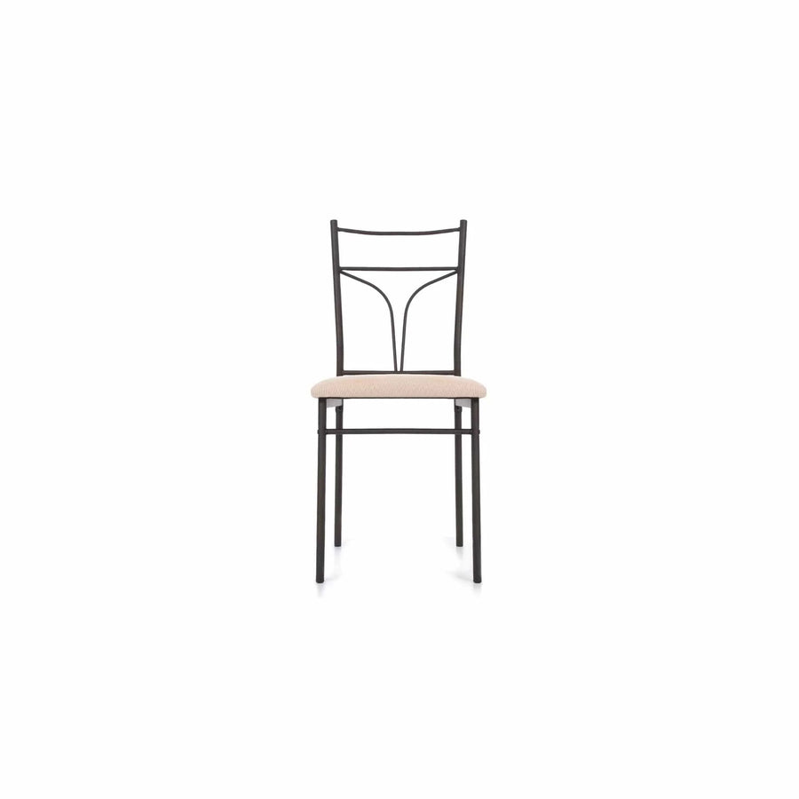 5-Pieces Modern Metal Frame Dining Kitchen Table Chairs Set for 4 Person Kitchen Furniture