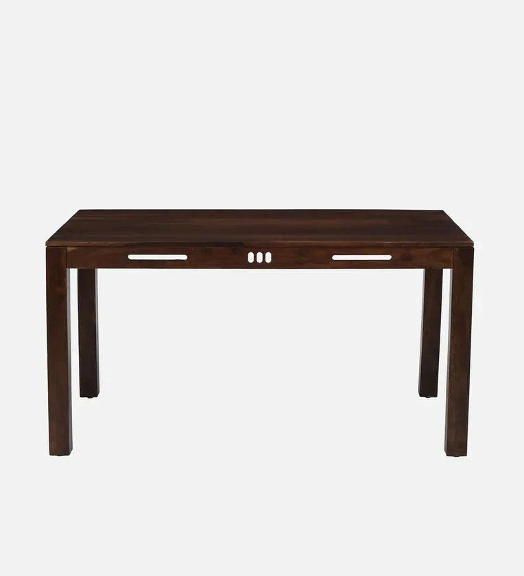 Sheesham Wood 6 Seater Dining Set In Scratch Resistant Provincial Teak Finish