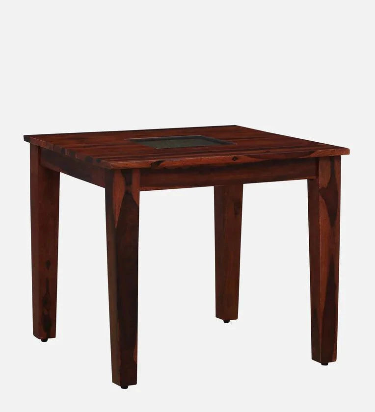 Sheesham Wood 4 Seater Dinning Set in Scratch Resistant Honey Oak Finish