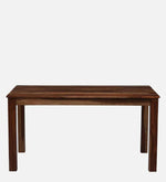 Sheesham Wood 6 Seater Dining Set In Scratch Resistant Rustic Teak Finish