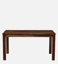 Sheesham Wood 6 Seater Dining Set In Scratch Resistant Rustic Teak Finish