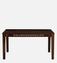 Sheesham Wood 6 Seater Dining Set in Scratch Resistant Provincial Teak Finish With Bench
