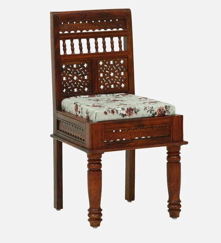 Sheesham Wood 6 Seater Dining Set In Scratch Resistant Honey Oak Finish