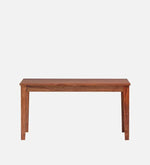 Solid Wood 6 Seater Dining Set In Reddish Walnut Finish