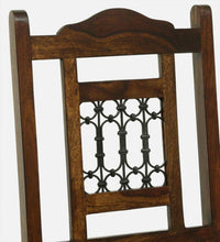 Sheesham Wood 4 Seater Dining Set In Provincial Teak Finish
