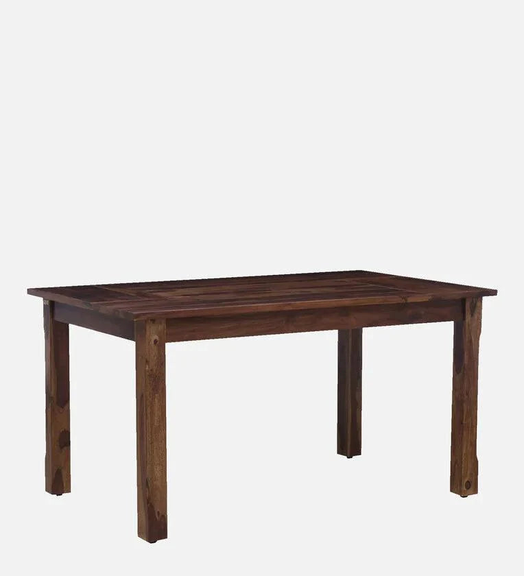 Sheesham Wood 6 Seater Dining Set In Provincial Teak Finish With Bench