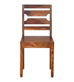 Sheesham Wood 6 Seater Dining Set in Walnut Finish with Bench