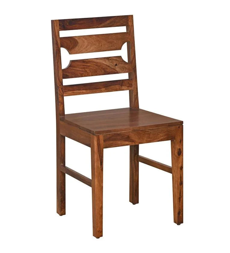 Sheesham Wood 6 Seater Dining Set in Walnut Finish with Bench