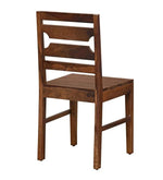 Sheesham Wood 6 Seater Dining Set in Walnut Finish with Bench