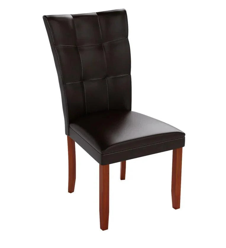 Solidwood 6 Seater Dining Set in Walnut Finish