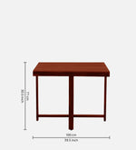 Sheesham Wood 4 Seater Dining Set In Scratch Resistant Honey Oak Finish