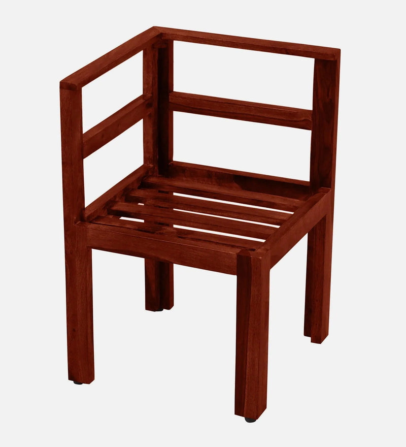 Sheesham Wood 4 Seater Dining Set In Scratch Resistant Honey Oak Finish