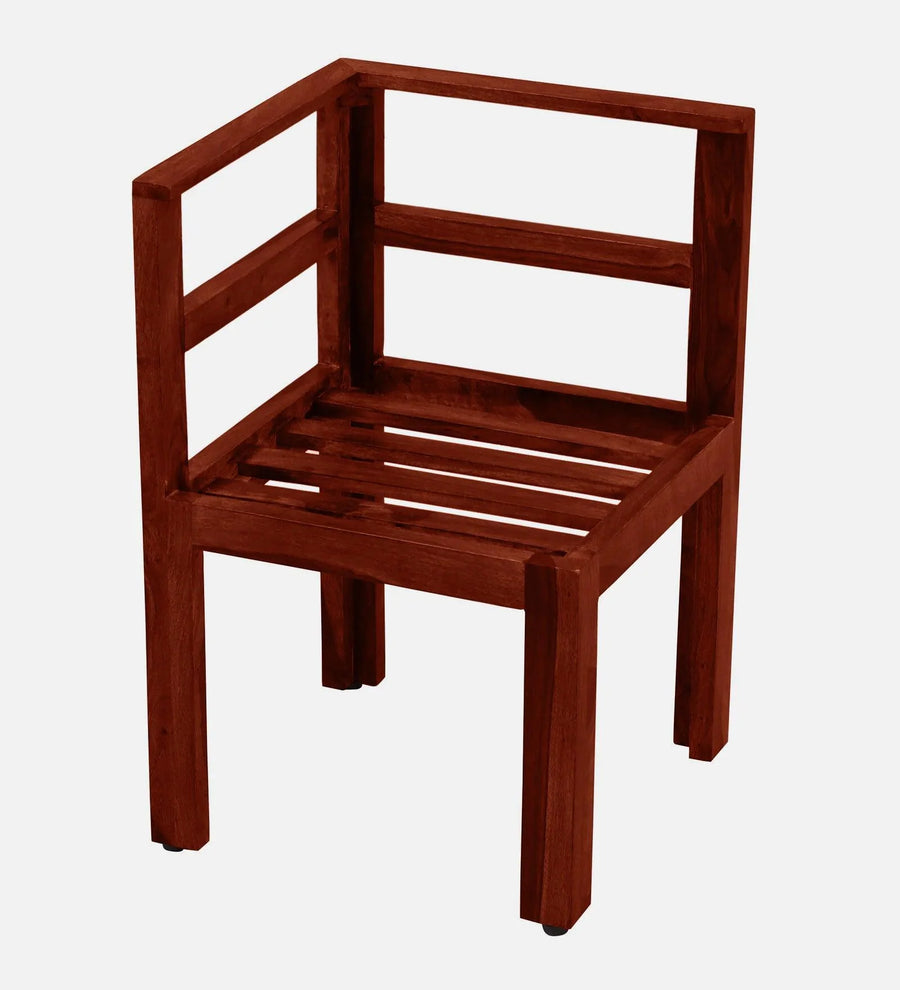 Sheesham Wood 4 Seater Dining Set In Scratch Resistant Honey Oak Finish