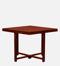 Sheesham Wood 4 Seater Dining Set In Scratch Resistant Honey Oak Finish