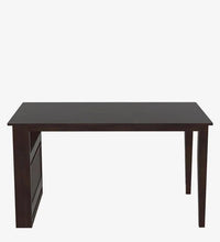Solid Wood 4 Seater Dining Set In Wenge Finish