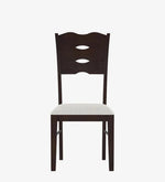 Solid Wood 4 Seater Dining Set In Wenge Finish