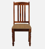 Solid Wood 6 Seater Dining Set in Scratch Resistant Honey Oak Finish