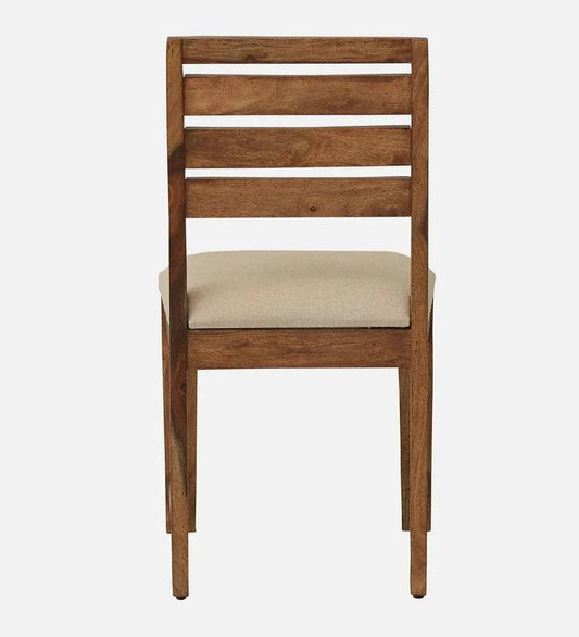Sheesham Wood 6 Seater Dining Set In Rustic Teak Finish With Drawer