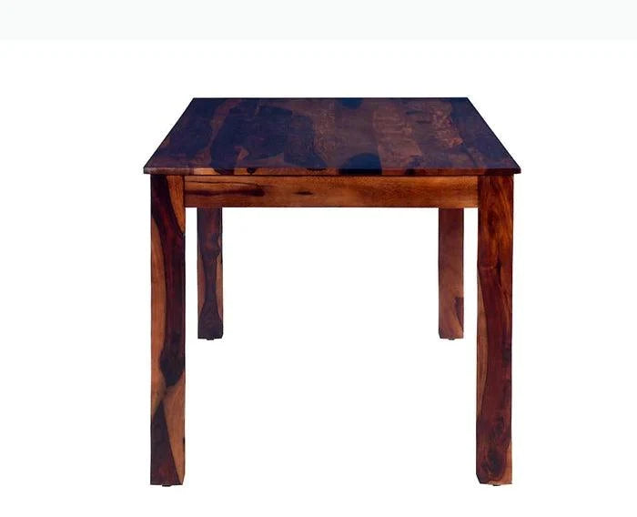 Jiayi Sheesham Wood 6 Seater Dining Table Set with 4 Chair & Becnch for Dining Room