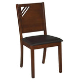 6 Seater Dining Set in Walnut Finish