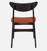 Jin Solid Wood 4 Seater Dining Set in Dark Chestnut & Russet Finish