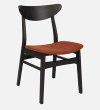 Jin Solid Wood 4 Seater Dining Set in Dark Chestnut & Russet Finish