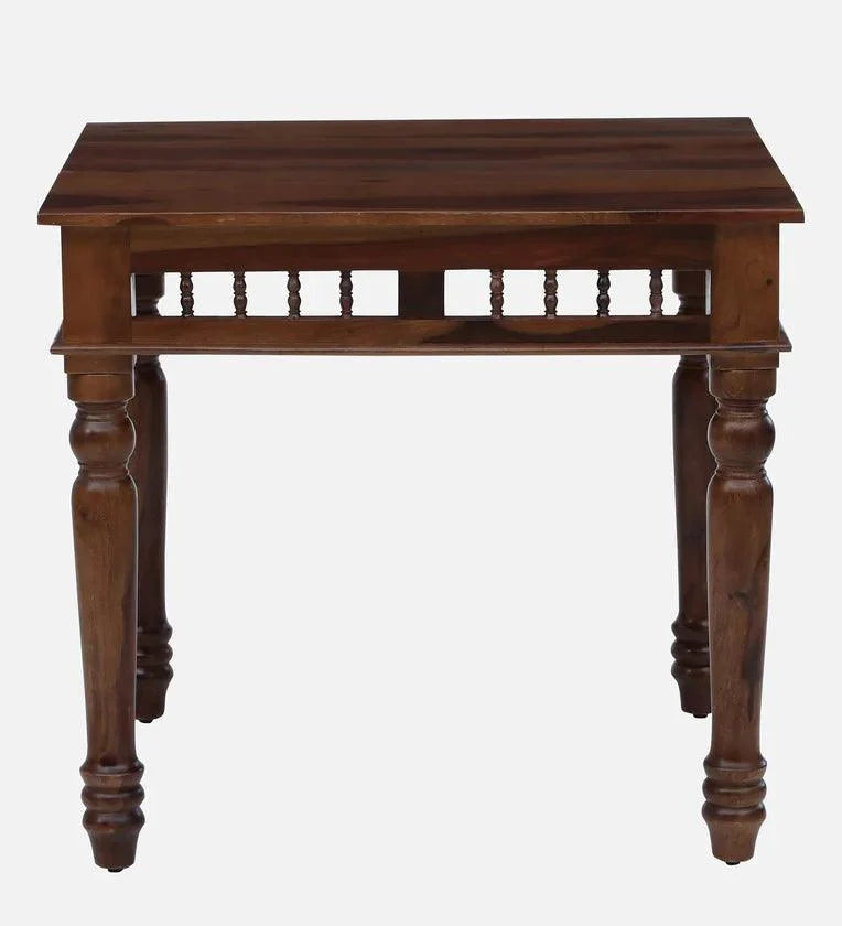 Sheesham Wood 4 Seater Dining Set In Provincial Teak Finish