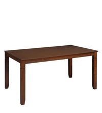 6 Seater Dining Set in Walnut Finish