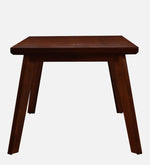 Solid Wood 4 Seater Dining Set in Brown & Blue Finish