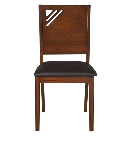 6 Seater Dining Set in Walnut Finish