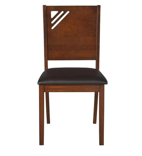 6 Seater Dining Set in Walnut Finish
