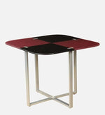 Neon Metal 4 Seater Dining Set in Black& Purple Finish
