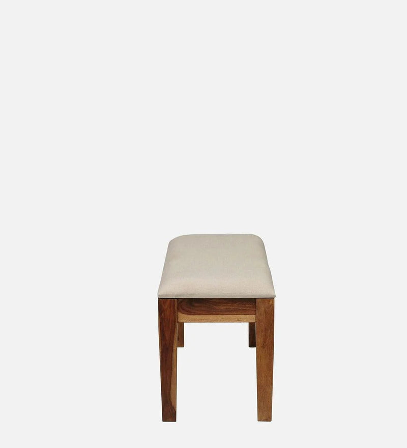 Kentan Sheesham Wood 6 Seater Dining Set In Rustic Teak With Bench