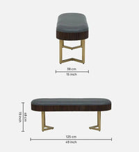 Metal 6 Seater Dining Set In Brass Electroplating Finish With White Porcelain Top