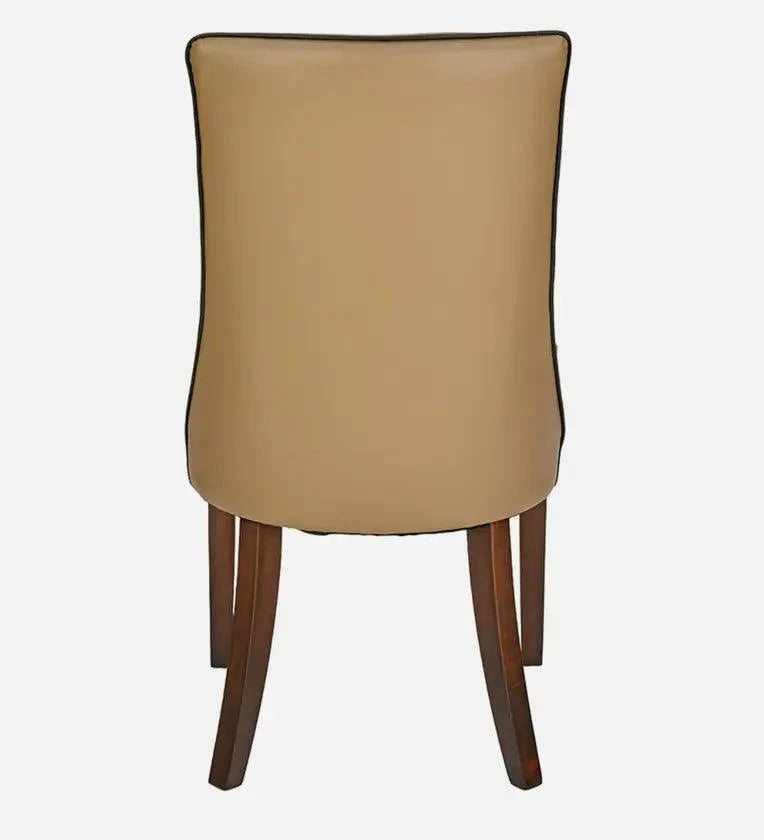Solid Wood 6 Seater Dinning Table In Milan Walnut Finish