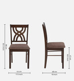 6 Seater Dining Set in Cherry Finish with Bench