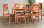 Audi Sheesham Wood 6 Seater Dining Table Set