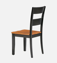 6 Seater Dining Set in Cherry & Walnut Finish