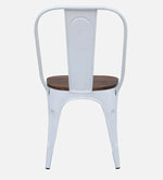 Metal 6 Seater Dining Set In Scratch Resistant White Colour With Bench