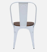 Metal 6 Seater Dining Set In Scratch Resistant White Colour With Bench