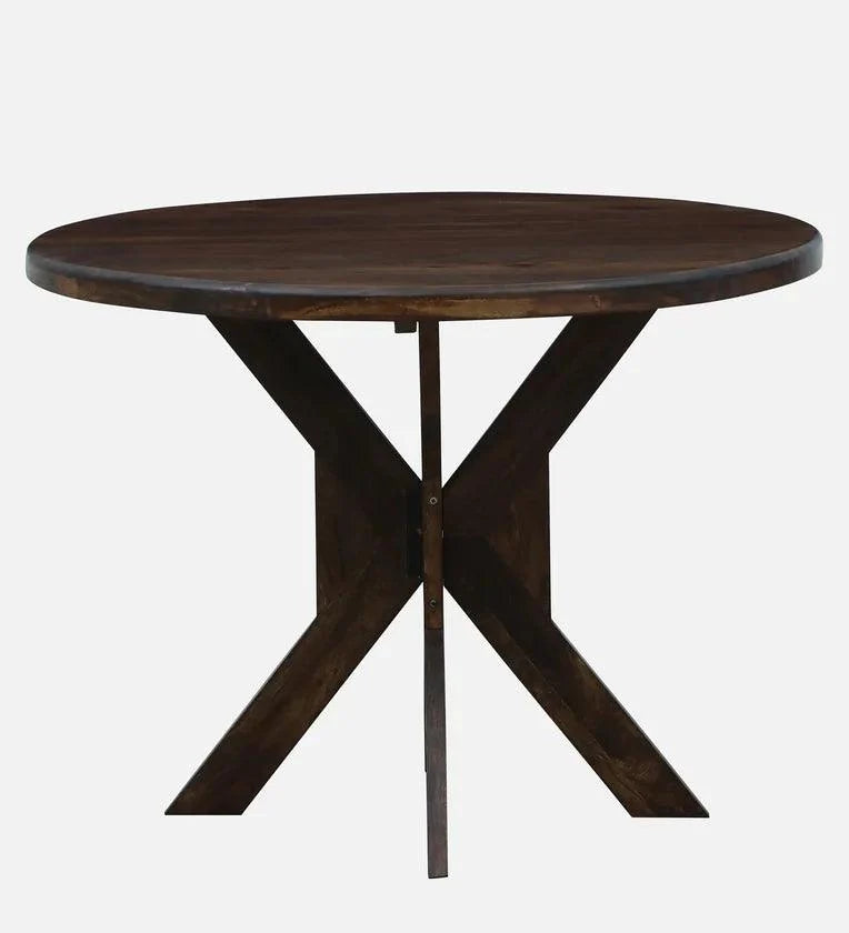 Sheesham Wood 4 Seater Dining Set In Scratch Resistant Provincial Teak Finish