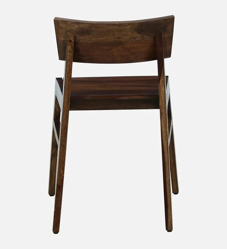 Sheesham Wood 4 Seater Dining Set In Scratch Resistant Provincial Teak Finish