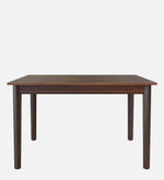 Solid Wood 4 Seater Dining Set In White Ash Finish