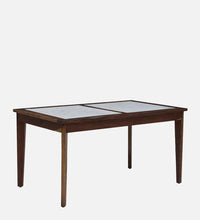 Sheesham Wood 6 Seater Dining Set In Scratch Resistant Provincial Teak Finish with