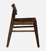 Sheesham Wood 4 Seater Dining Set In Scratch Resistant Provincial Teak Finish